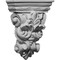 Ekena Millwork 6 1/4"W x 2 7/8"D x 8 1/4"H Leaf Bunch Corbel COR06X02X08LF - alternate 1